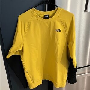 The North Face Kids Yellow and Black Sweatshirt